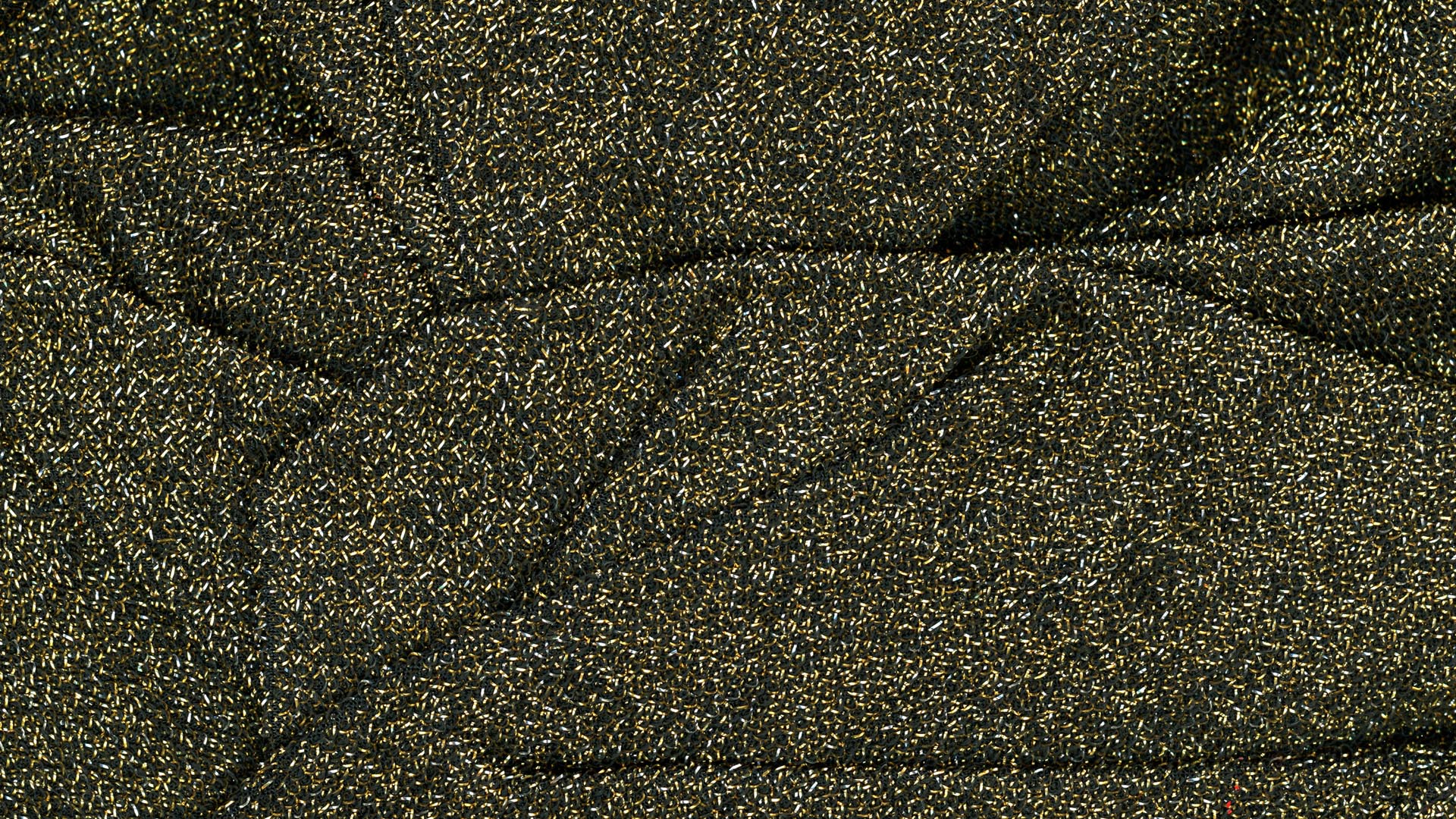 gold fabric header